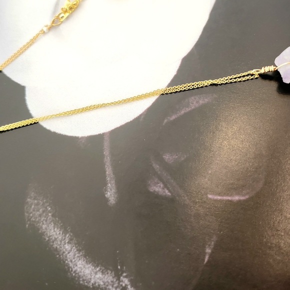 🍍🍋🏖New, 18k goldAmethyst necklace - Picture 5 of 5